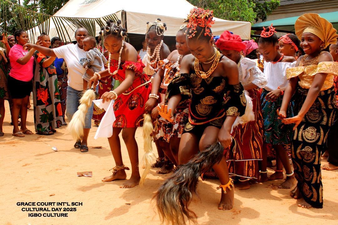 Pupils performing during Cultural Day 2025
